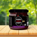 pote geleia de amora com pimenta mesa fundo plantas pepper sweet pepper