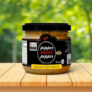 pote geleia de abacaxi com pimenta mesa fundo plantas pepper sweet pepper