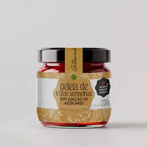 Geleia de Frutas Vermelhas sem pimenta 230g sem açúcar